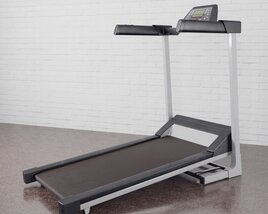 Modern Home Treadmill 3D model