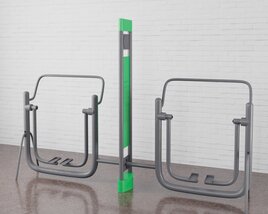 Bicycle Parking Rack 3D model