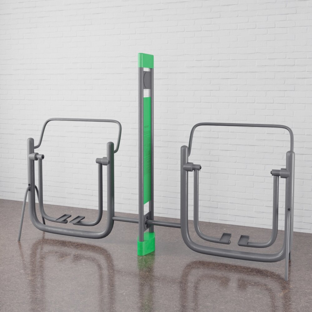 Bicycle Parking Rack Modello 3D