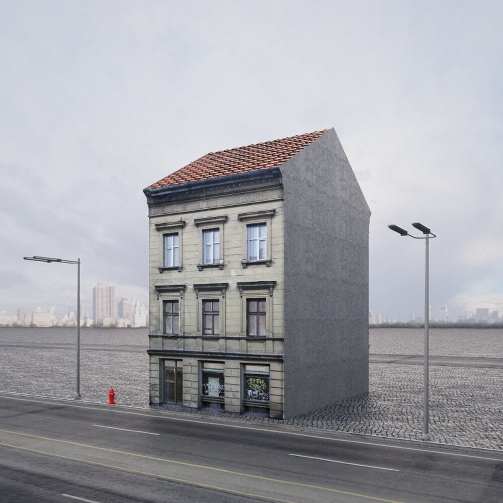 Classic Town Building 09 Modello 3D