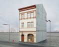 Narrow Urban Residence Modello 3D