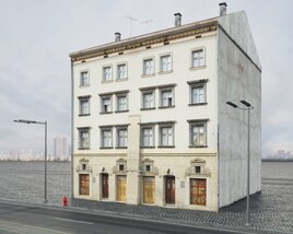 Narrow Urban Building Modelo 3D
