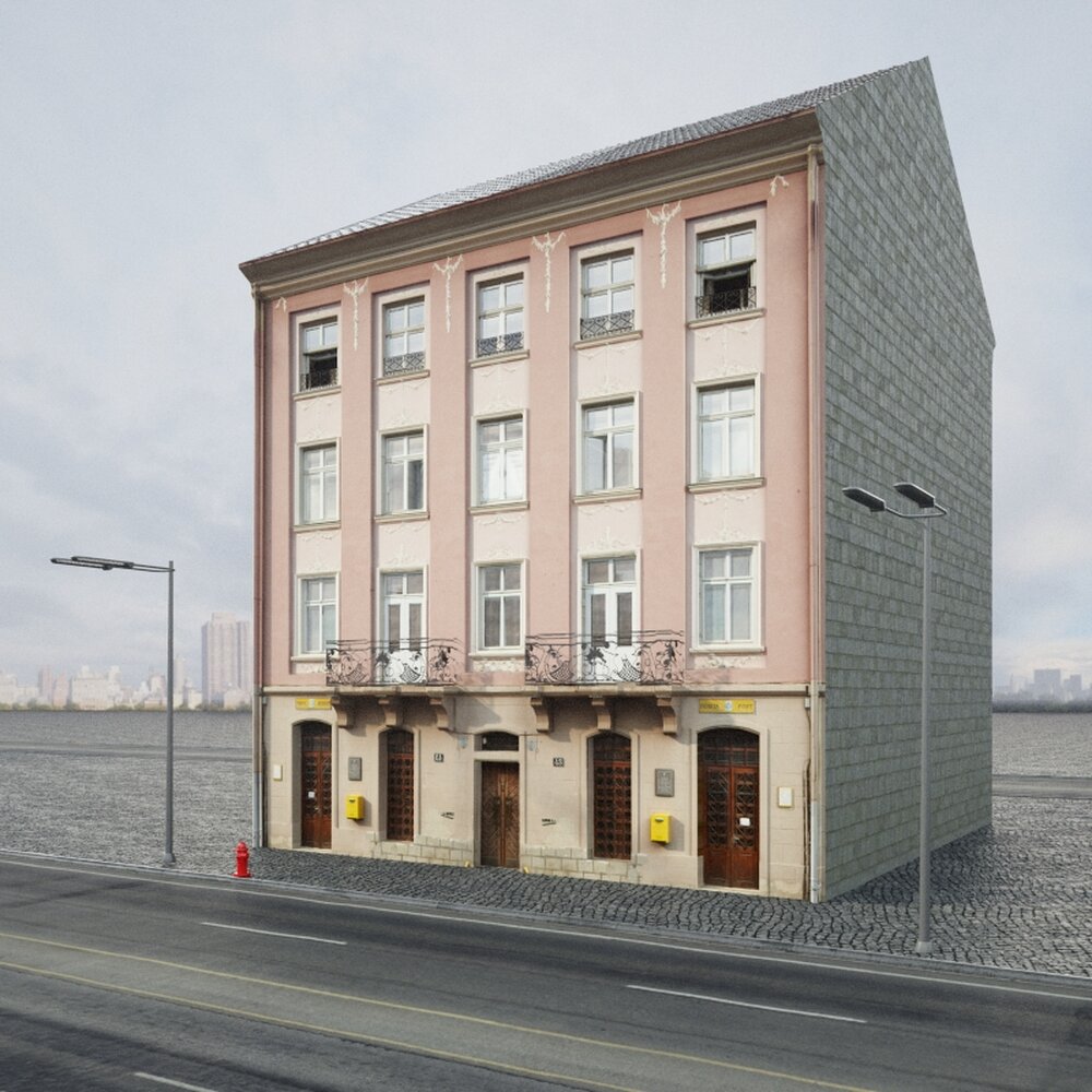 Classic Town Building 04 Modelo 3D