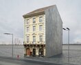 Classic European Building Facade Modello 3D