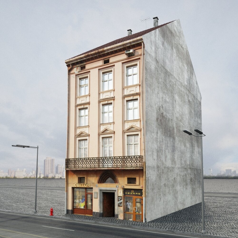 Classic Town Building 02 Modèle 3D