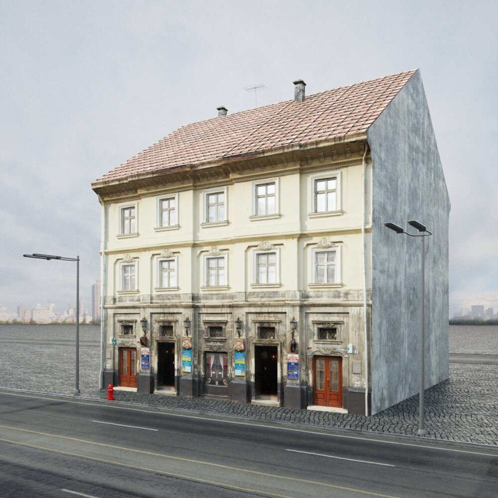 Classic Town Building 08 Modello 3D