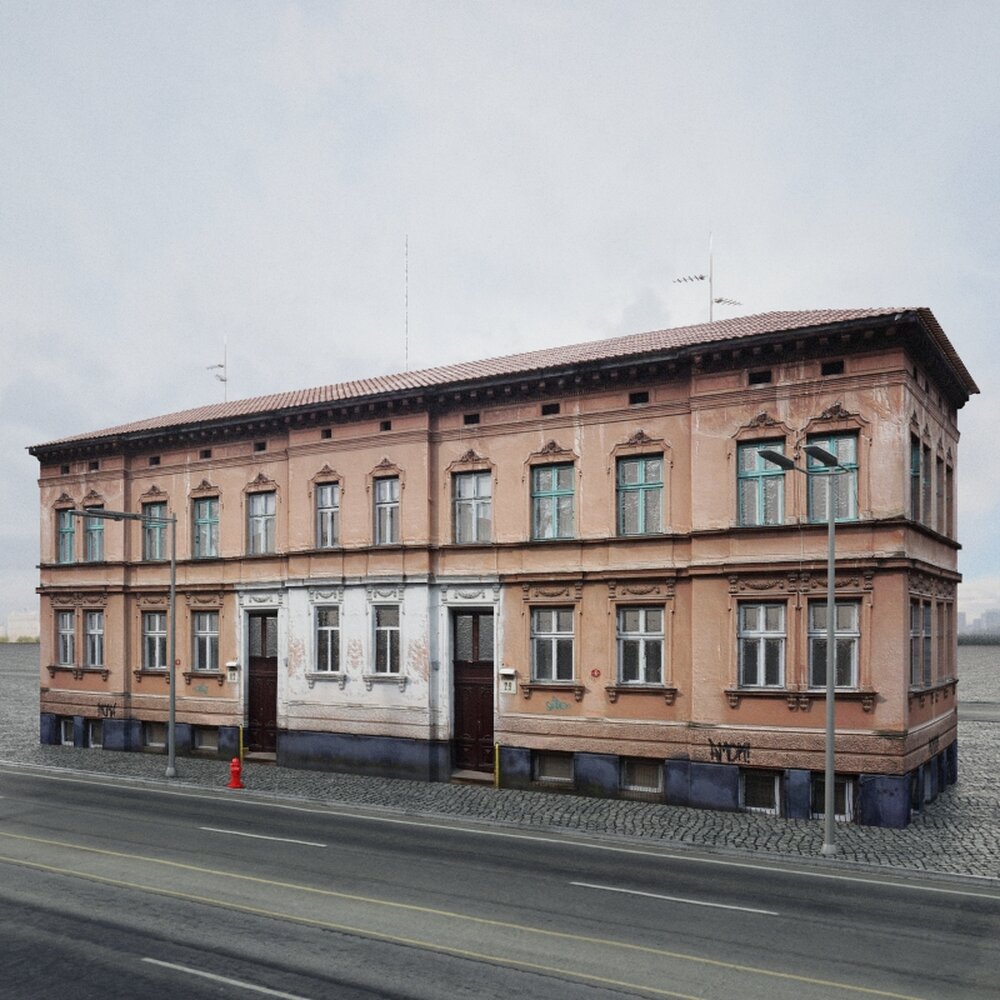 Classic Town Building 07 3D-Modell