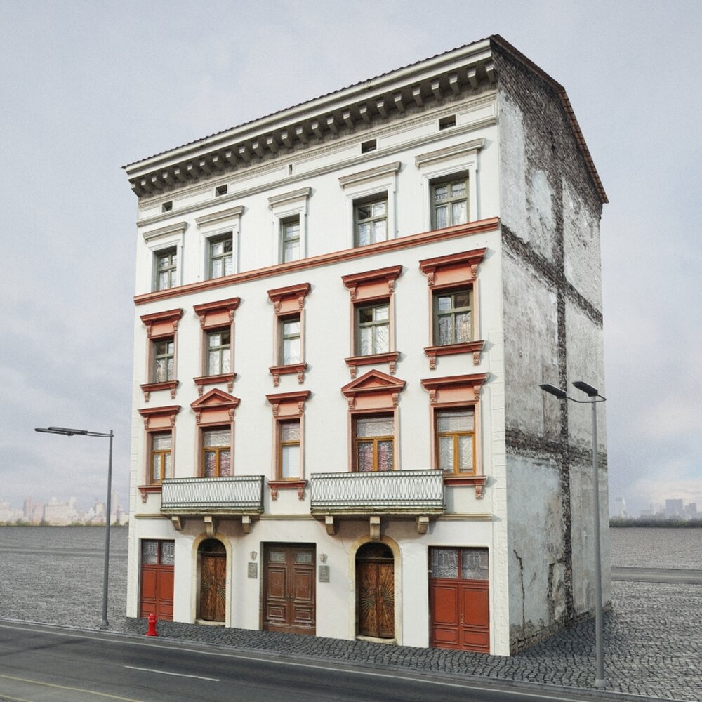 Classic Town Building 06 3D模型