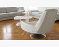 Modern Living Room Furniture Set 3D 모델 