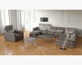 Modern Living Room Furniture Set Modelo 3D