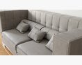 Modern Living Room Furniture Set 3d model
