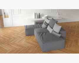 Modern Modular Sofa Design Modello 3D
