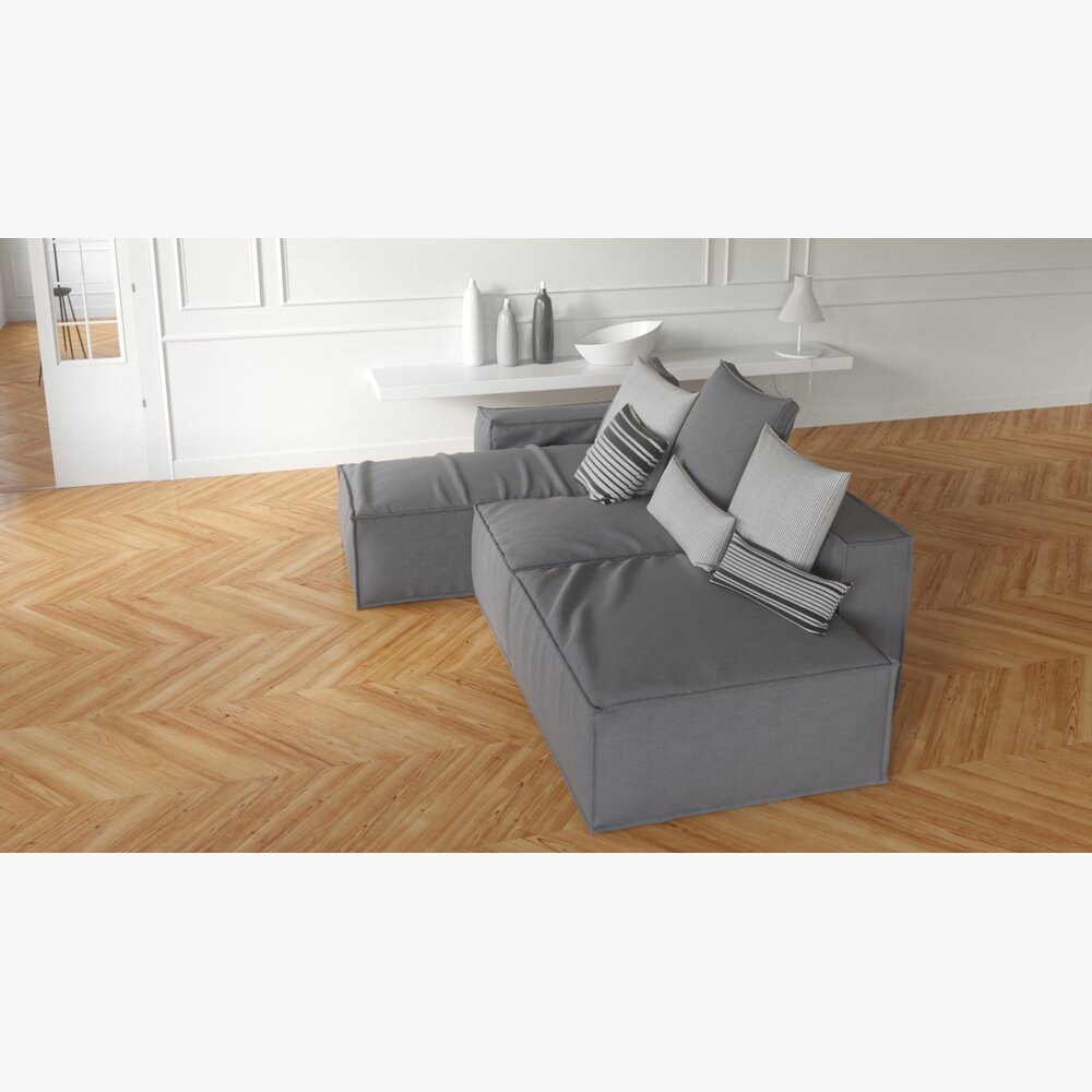 Modern Modular Sofa Design 3D模型