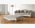 Elegant Living Room Set 3d model