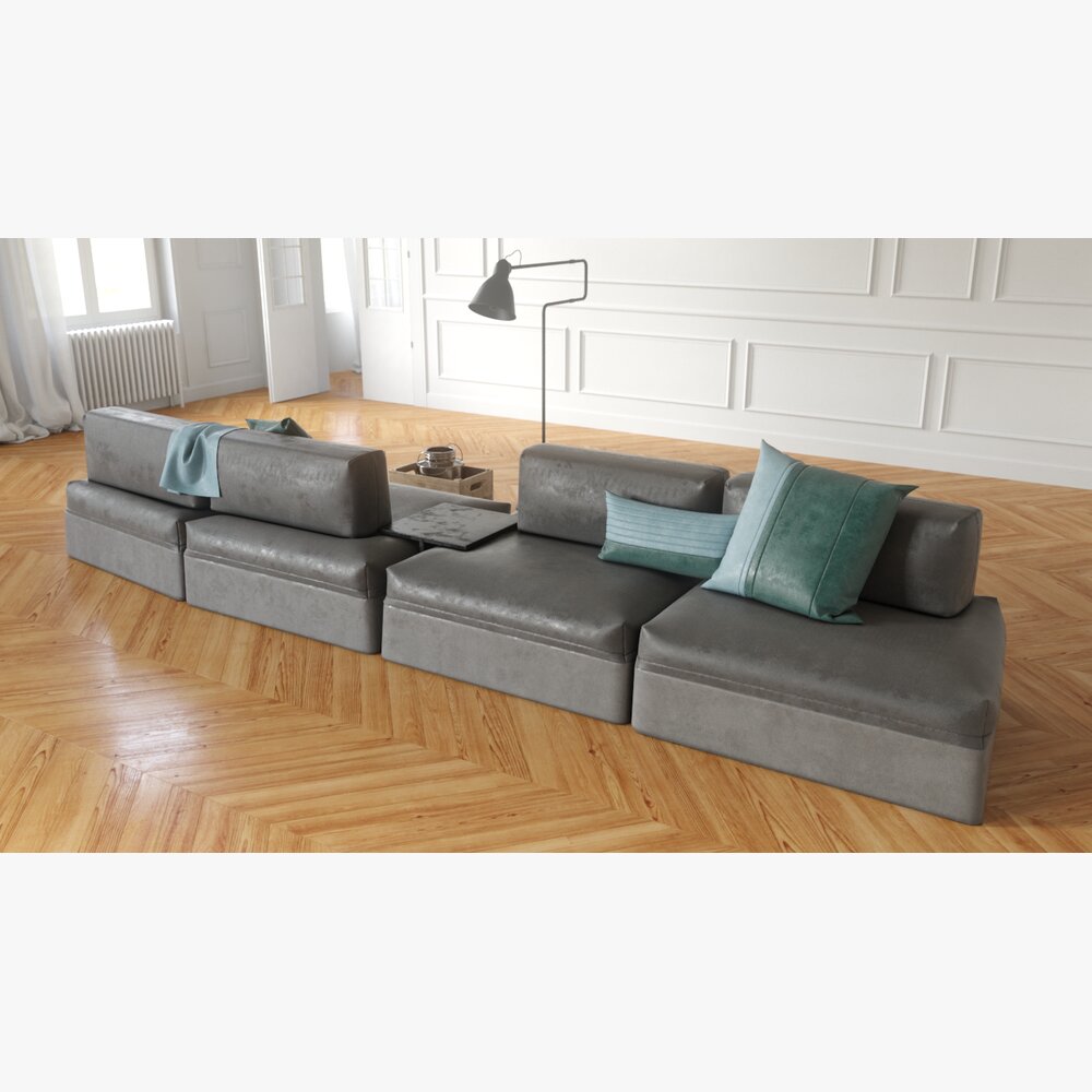 Modern Modular Sofa Modello 3D