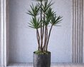 Potted Houseplant 3D 모델 