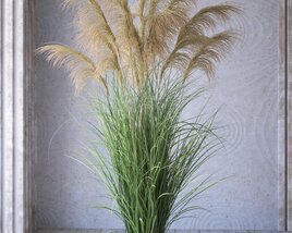 Pampas Grass Decor Modello 3D