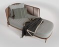 Modern Minimalist Lounge Chair 3d model