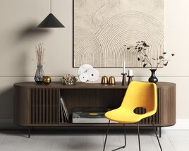 Modern Living Room Set 08 3D-Modell