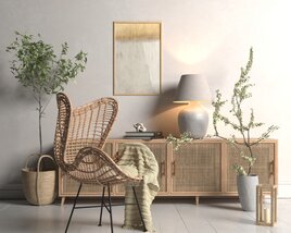 Modern Living Room Set 09 3D-Modell