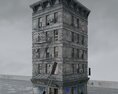 Urban Destroyed Building 3D-Modell
