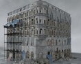 Urban Destroyed Building 3D модель