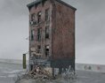 Solitary Urban Ruin 3d model