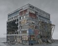 Abandoned Industrial Building Modello 3D