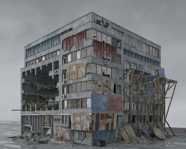 Abandoned Industrial Building Modelo 3D