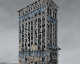 Urban Abandoned Skyscraper 3D model