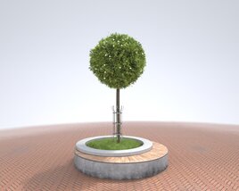 City Greenery Set 05 3D 모델 