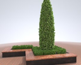 City Greenery Set 10 3D 모델 