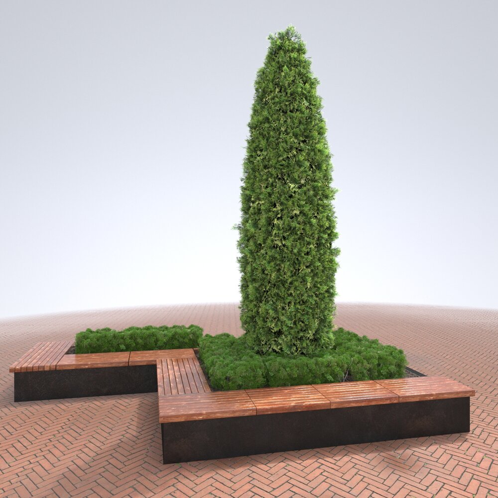 City Greenery Set 10 3D model