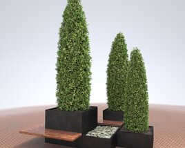 City Greenery Set 11 3D model