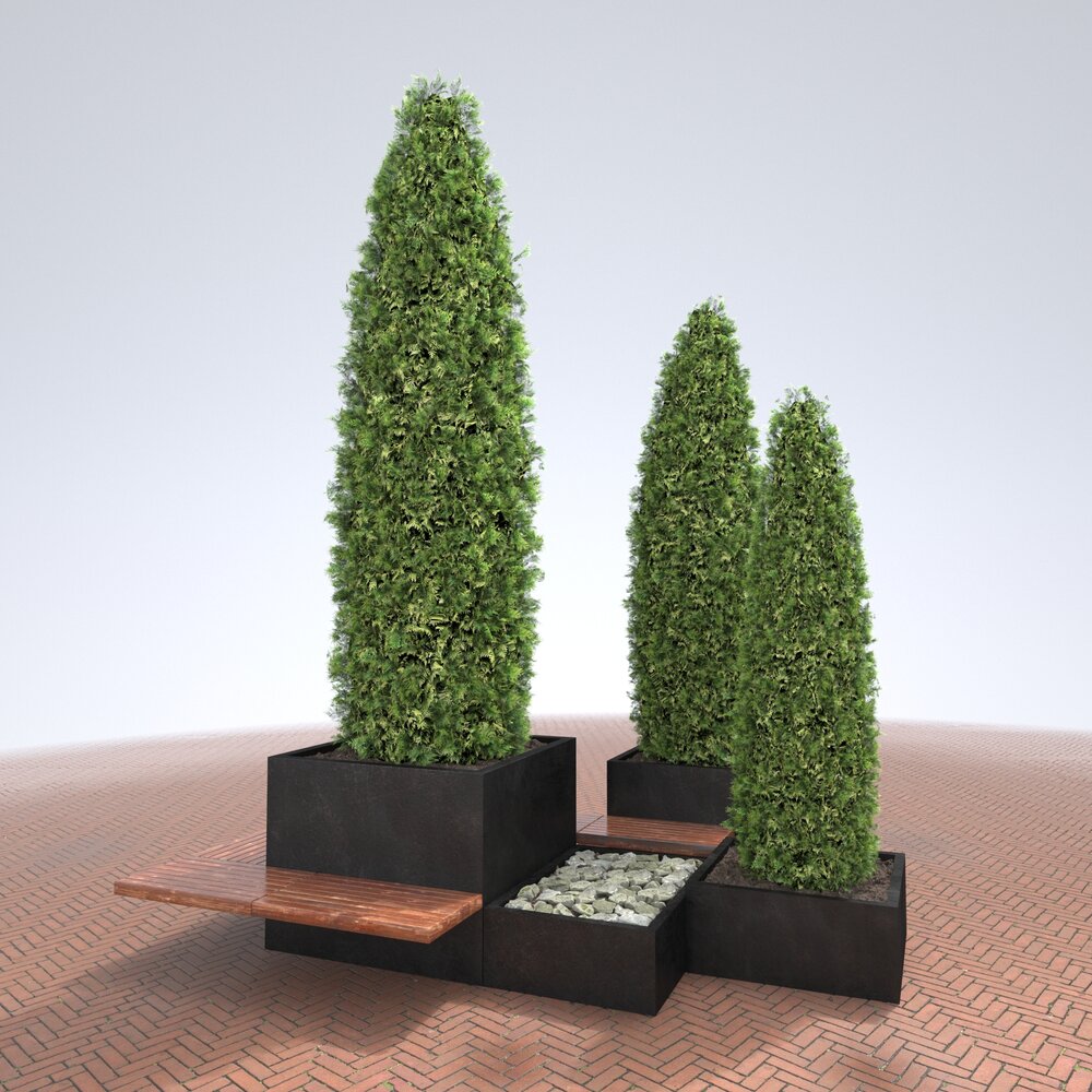 City Greenery Set 11 Modello 3D