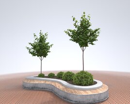 City Greenery Set 34 3D model