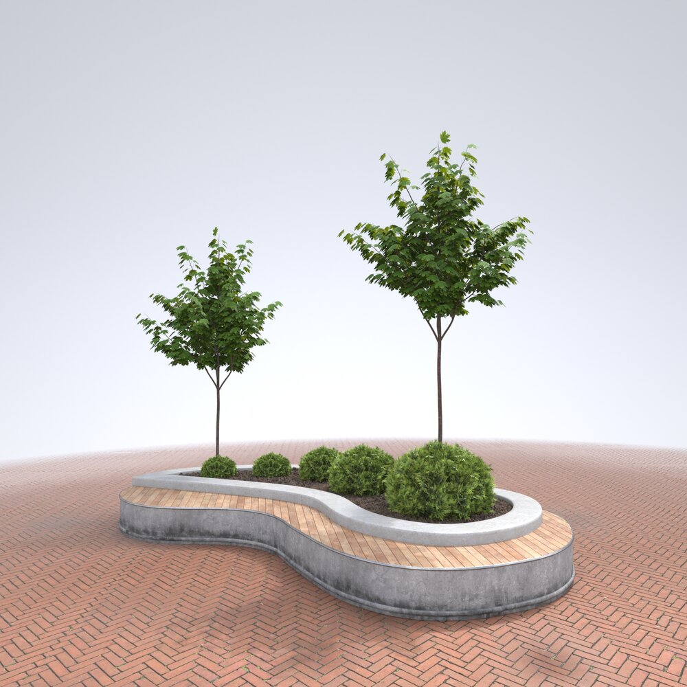 City Greenery Set 34 3D模型