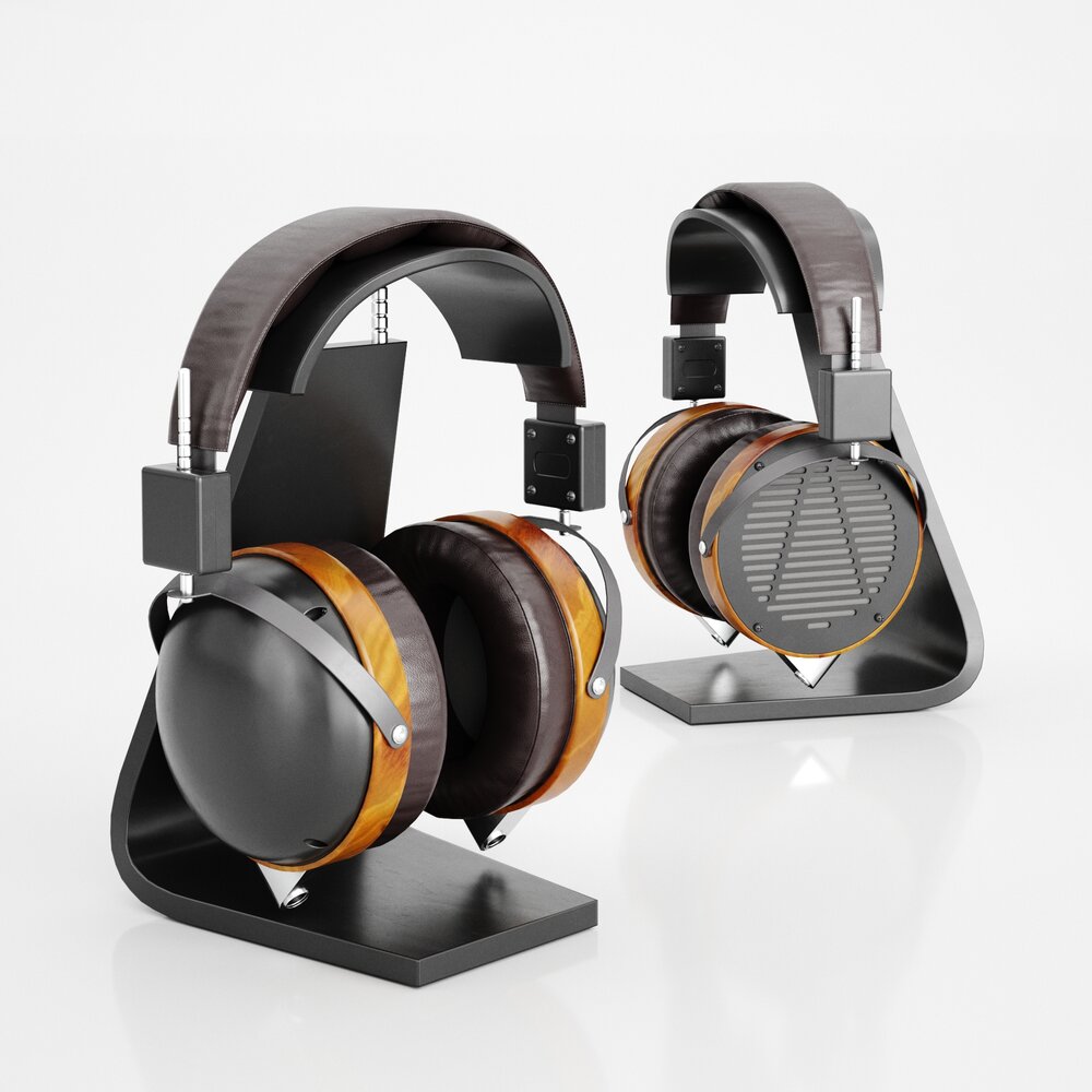 Premium Open-Back Headphones 3D模型