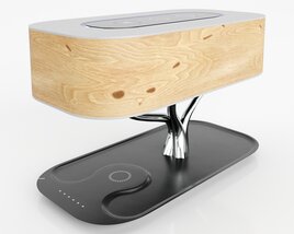 Lamp with Wireless Charging Station Modelo 3D