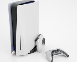 Next-Generation Gaming Console 3D-Modell