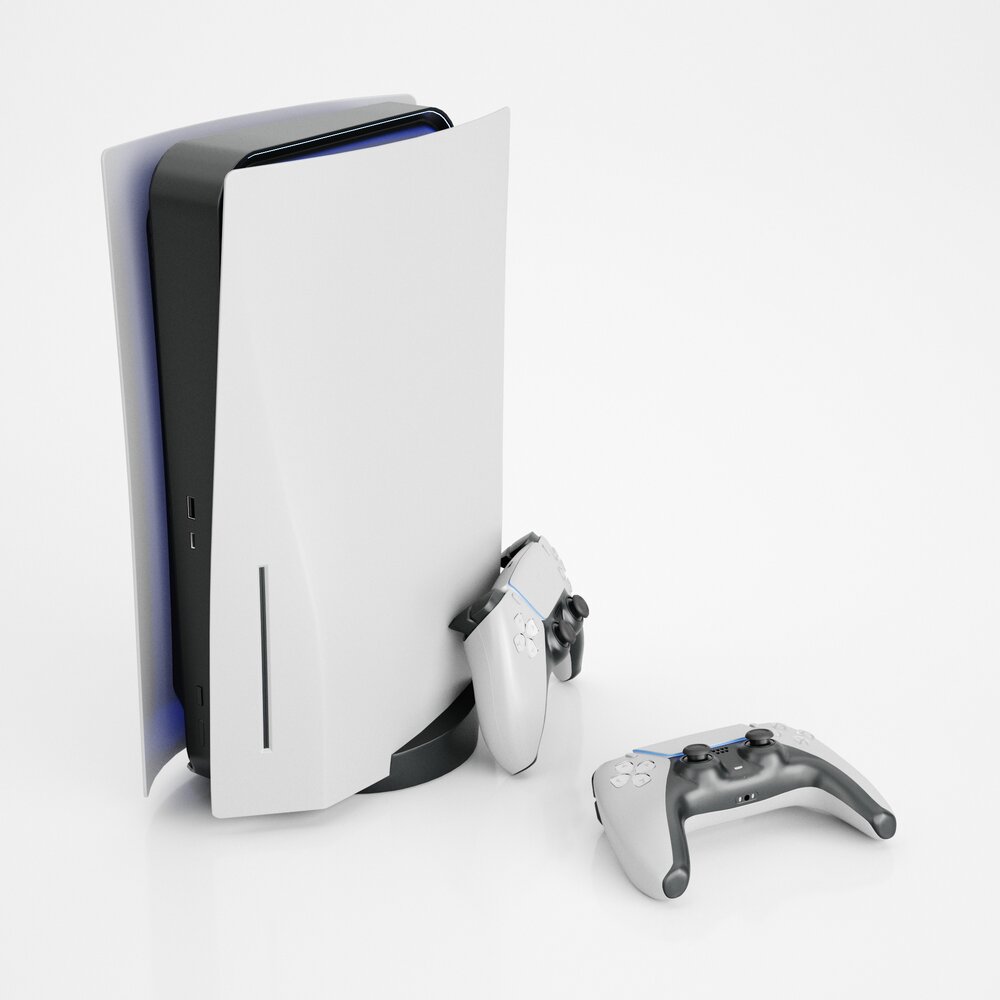 Next-Generation Gaming Console Modello 3D