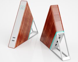 Modern Triangle Speakers 3D model