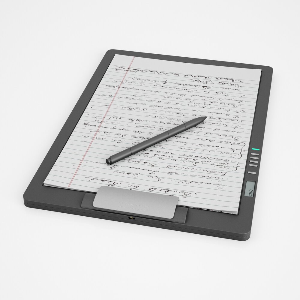 Digital Writing Tablet Modello 3D
