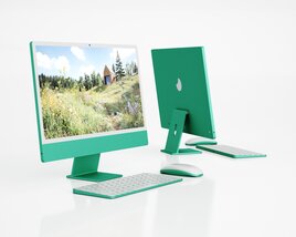 Desktop Computer 3D-Modell