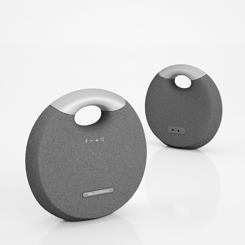 Minimalist Portable Speakers 3D模型