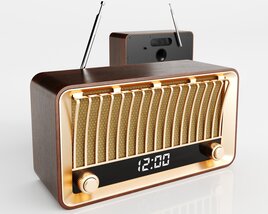 Digital Radio 3D-Modell