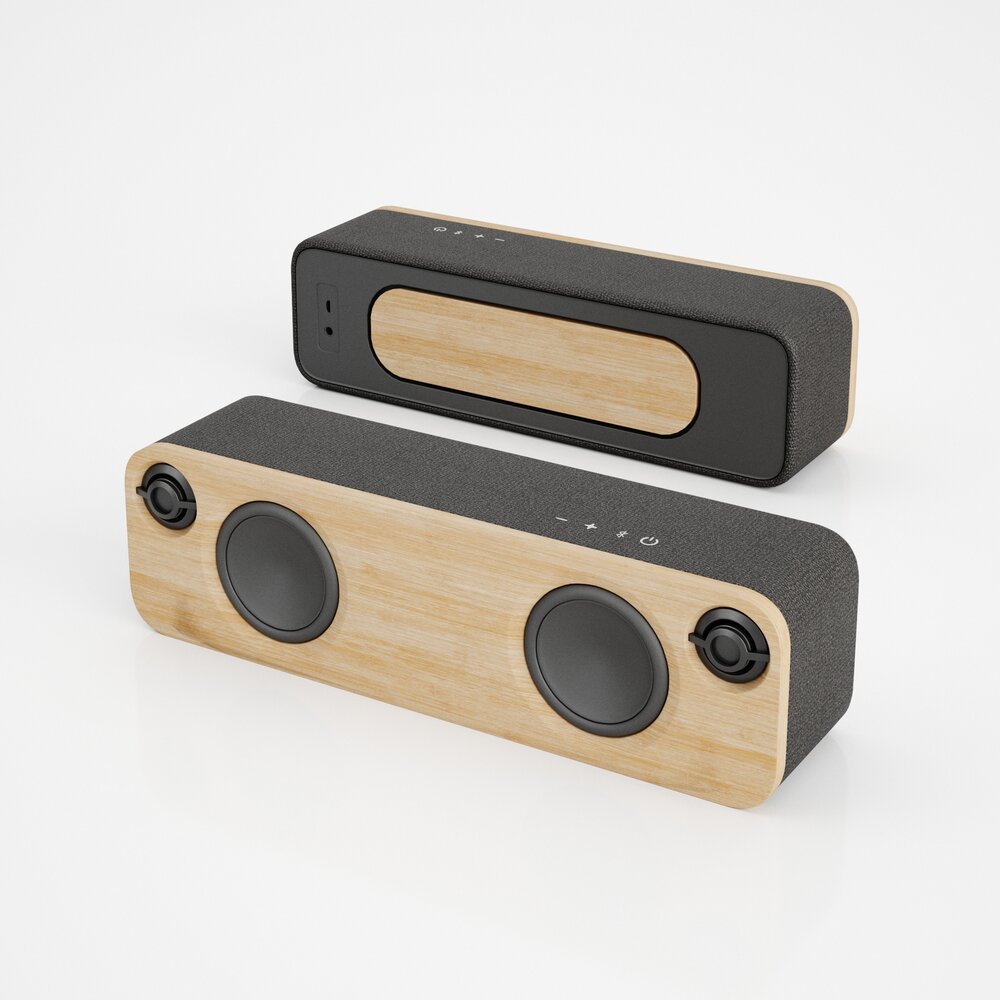 Modern Speakers 3D model