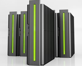 Modern Data Center Servers 3Dモデル