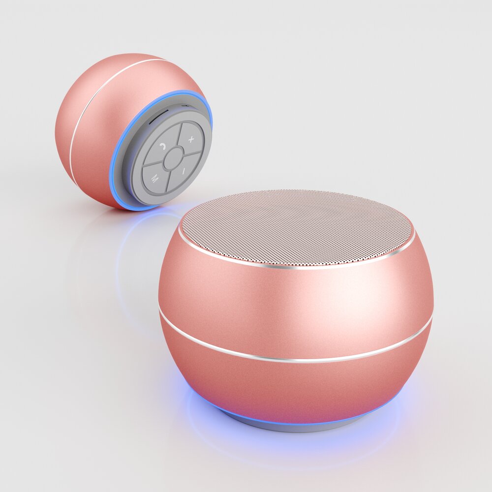 Compact Wireless Speaker Modello 3D