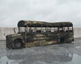 Abandoned School Bus 03 3D模型